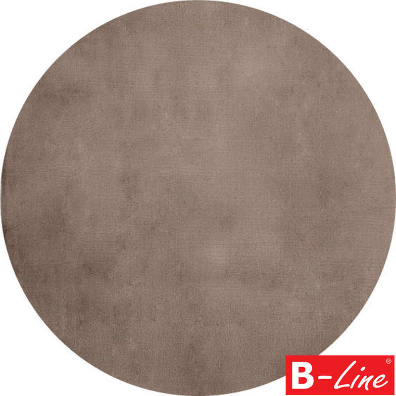 Kusový koberec Cha Cha 535 Taupe/kruh