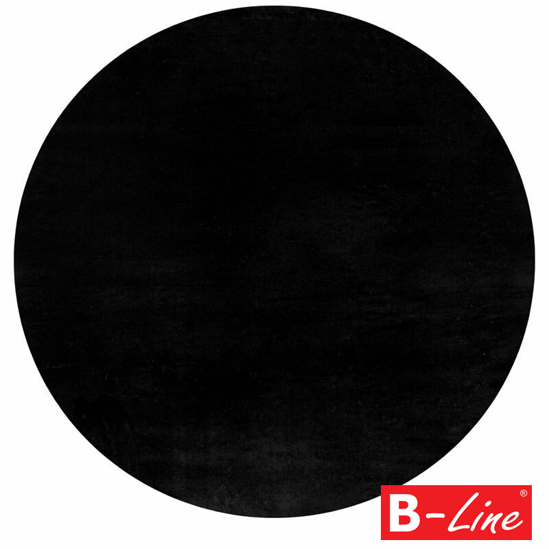 Kusový koberec Joy 1400 Black/kruh