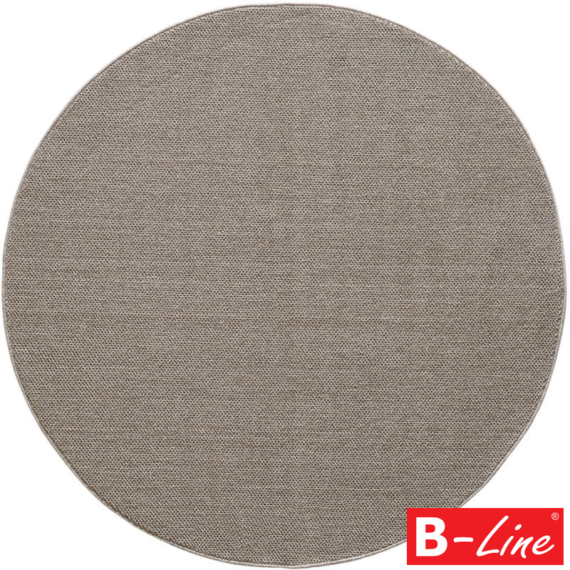 Kusový koberec Loom 4300 Brown/kruh