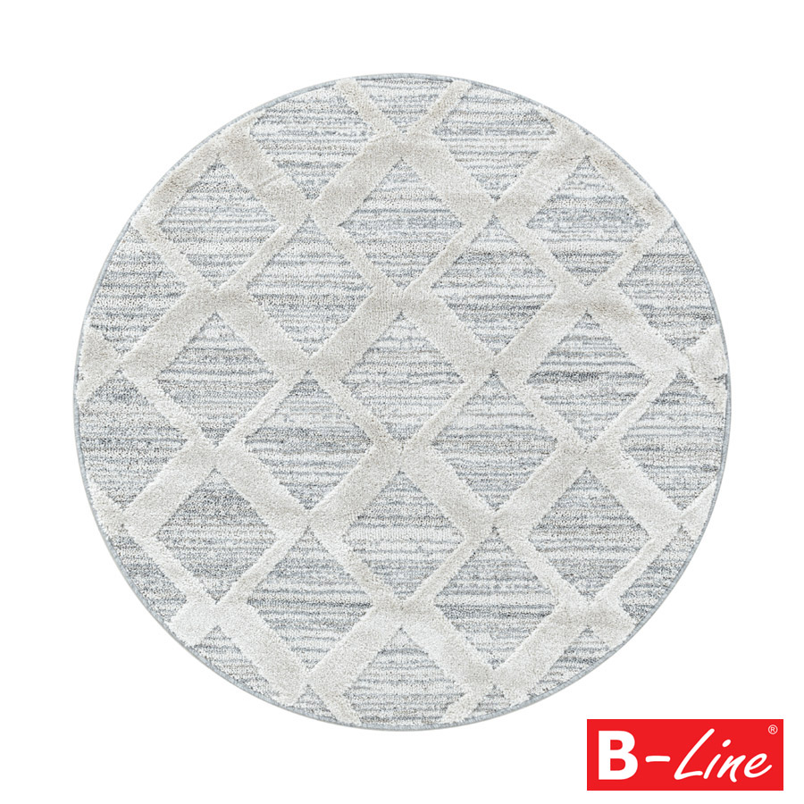 Kusový koberec Pisa 4703 Grey/kruh
