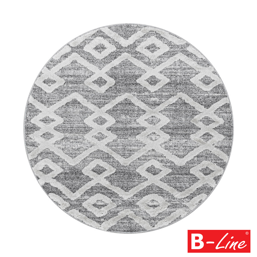 Kusový koberec Pisa 4704 Grey/kruh