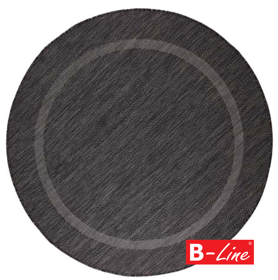 Kusový koberec Relax 4311 Black/kruh