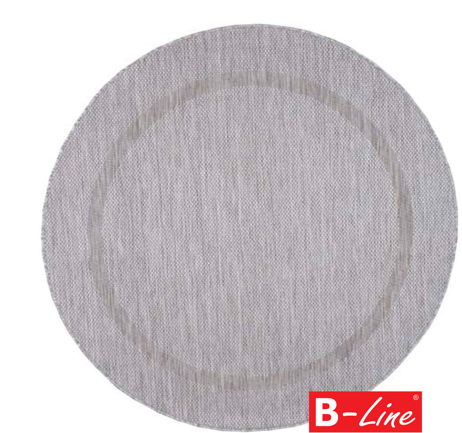 Kusový koberec Relax 4311 Silver/kruh