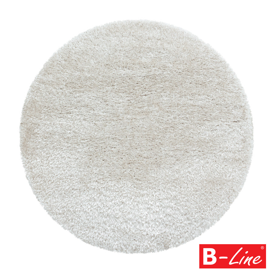 Kusový koberec Brillant Shaggy 4200 Natur/kruh
