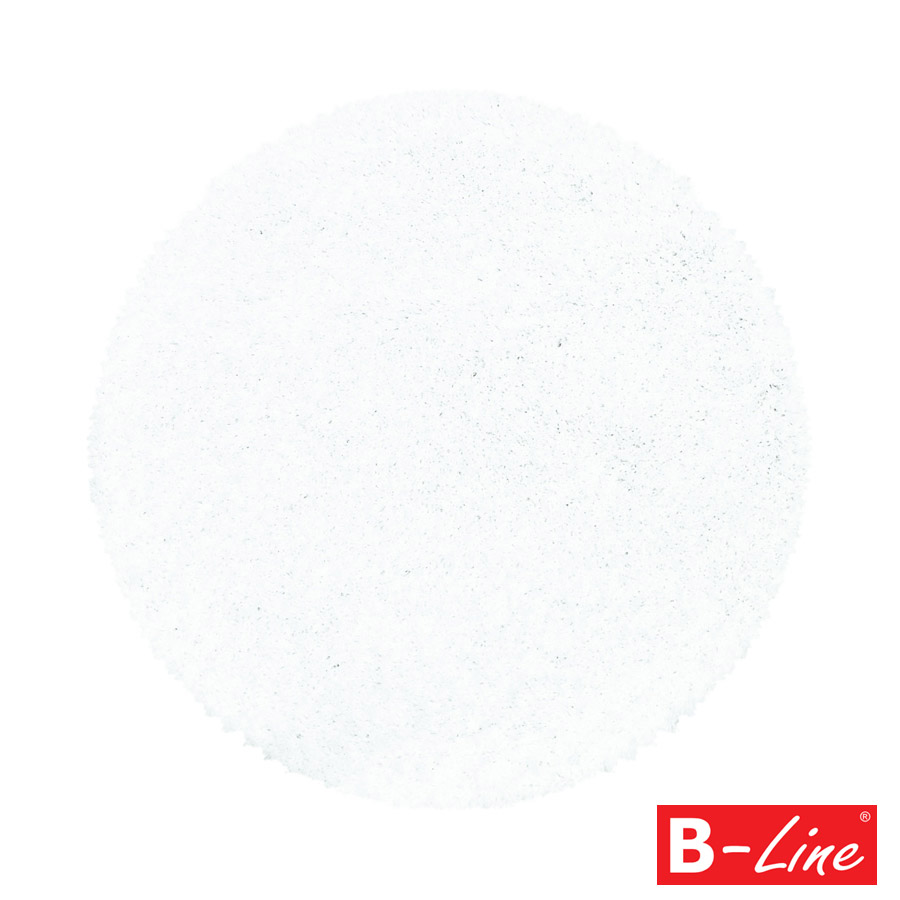 Kusový koberec Sydney Shaggy 3000 White/kruh