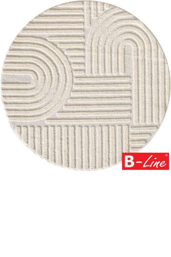 Kusový koberec Art 1121 Cream/kruh