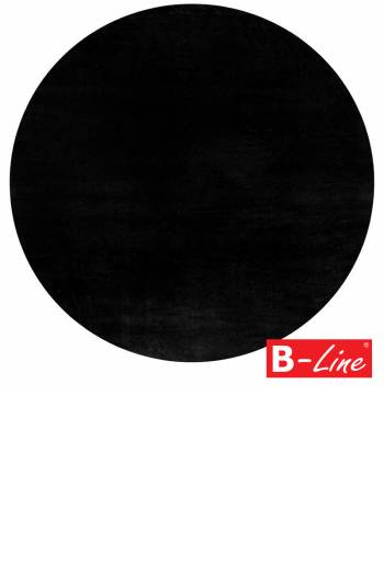 Kusový koberec Joy 1400 Black/kruh