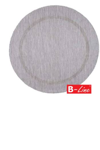 Kusový koberec Relax 4311 Silver/kruh