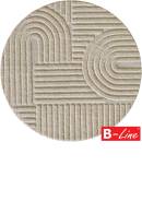 Kusový koberec Art 1121 Beige/kruh
