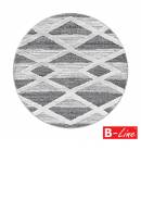 Kusový koberec Pisa 4709 Grey/kruh
