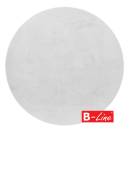 Kusový koberec Pouffy 5100 White/kruh