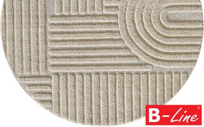 Kusový koberec Art 1121 Beige/kruh