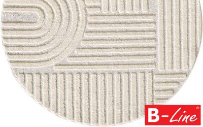 Kusový koberec Art 1121 Cream/kruh