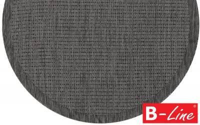 Kusový koberec Giza 1410 Black/kruh