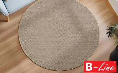 Kusový koberec Loom 4300 Beige/kruh