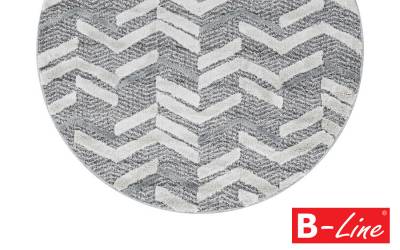 Kusový koberec Pisa 4705 Grey/kruh