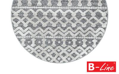 Kusový koberec Pisa 4710 Grey/kruh