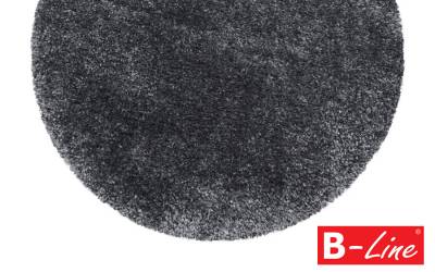 Kusový koberec Brillant Shaggy 4200 Grey/kruh
