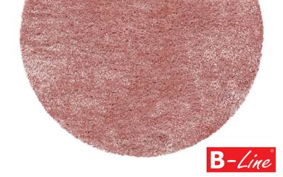Kusový koberec Brillant Shaggy 4200 Rose/kruh