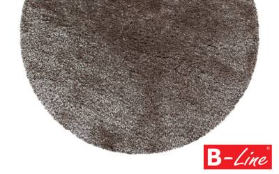 Kusový koberec Brillant Shaggy 4200 Taupe/kruh