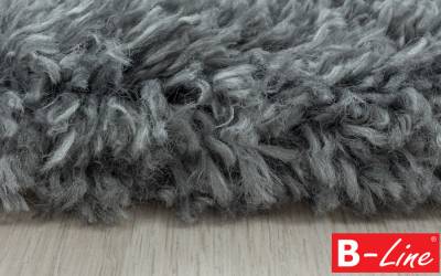 Kusový koberec Fluffy Shaggy 3500 Light Grey