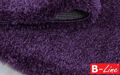 Kusový koberec Fluffy Shaggy 3500 Lila