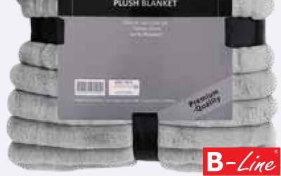 Pléd Plush 500 Silver