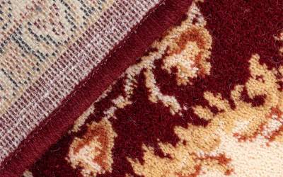 Vlněný kusový koberec Isfahan Almas Ruby